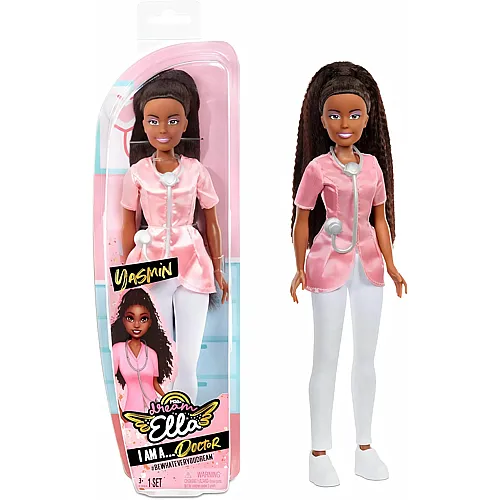MGA 's Dream Ella I AM Modepuppe - �rztin - 29 cm grosse Modepuppe mit Stethoskop - Inklusive Arztkittel und Schuhe, f�r