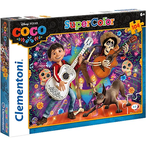 Clementoni Puzzle Supercolor Disney Pixar Coco - 104 Teile