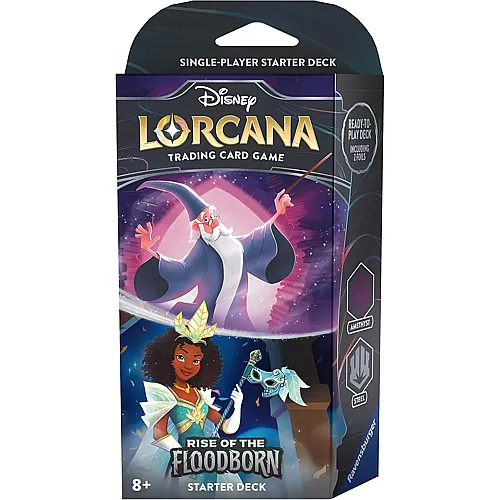 Ravensburger Disney Lorcana Disney Aufstieg der Flutgestalten - Starter Deck Amethyst und Stahl (EN)