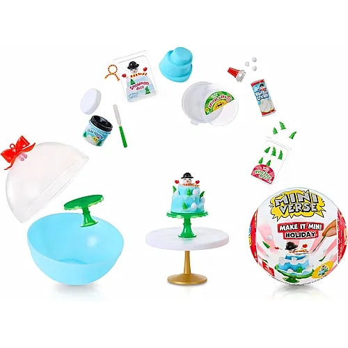 MGA 's Miniverse Make It Mini Weihnachten 2025 � Mini-Sammlerst�cke, Geheimnisvolle Blindverpackung, Festtag