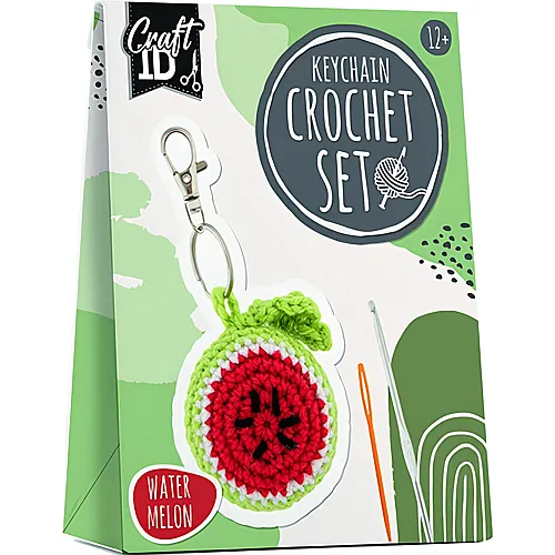 Häkelset Wassermelone Schlüsselanhänger