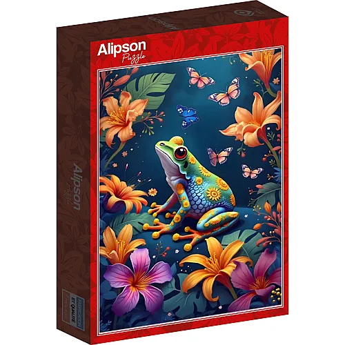Alipson Puzzle Der Frosch und der Schmetterlingsball (1000Teile)