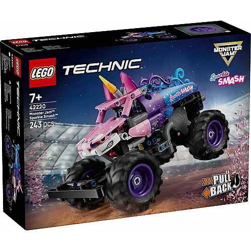 LEGO Monster Jam Sparkle Smash mit Rückziehmotor 42220