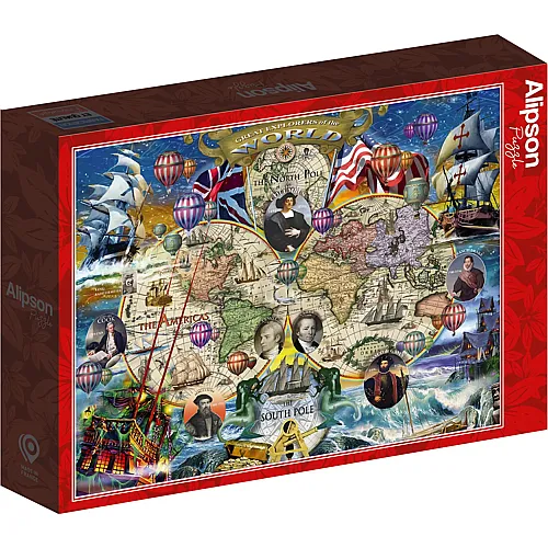 Alipson Puzzle Gro�e Entdecker der Welt - 1500 Teile