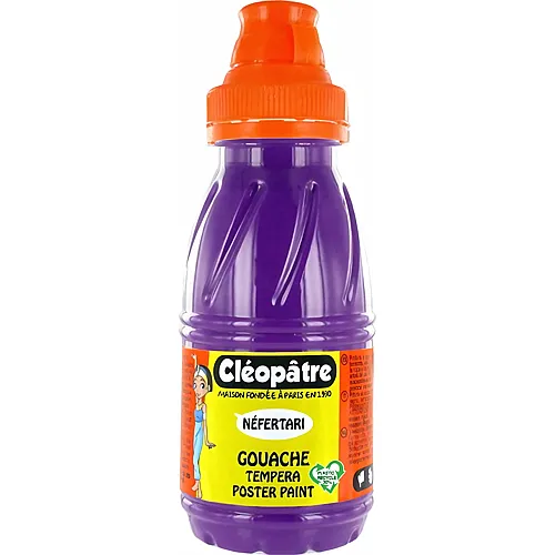 Cleopatre Nefertari � Gouache-tempera 250ml Violett
