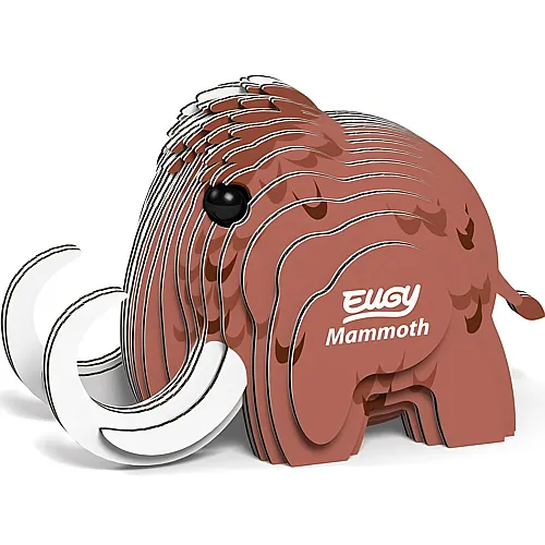 Eugy 3D Karton Figuren Mammut