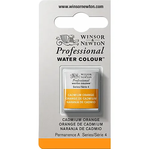 Winsor & Newton W&n Prof. Water Colour 1/2 N�pfchen Kadmiumorange