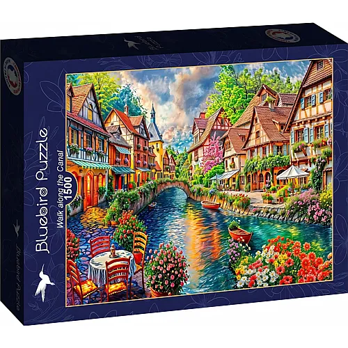 Bluebird Puzzle Puzzle 1500 Teile Spaziergang entlang des Kanals