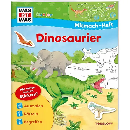 Tessloff WAS IST WAS Jun. Mitmachheft Dinosaurier