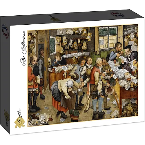 Grafika Puzzle Art Collection Pieter Brueghel: Bezahlung des Zehnten, 1617-1622 - 2000 Teile