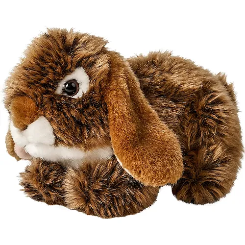 Unitoys Widderkaninchen, liegend Braun - 18 cm