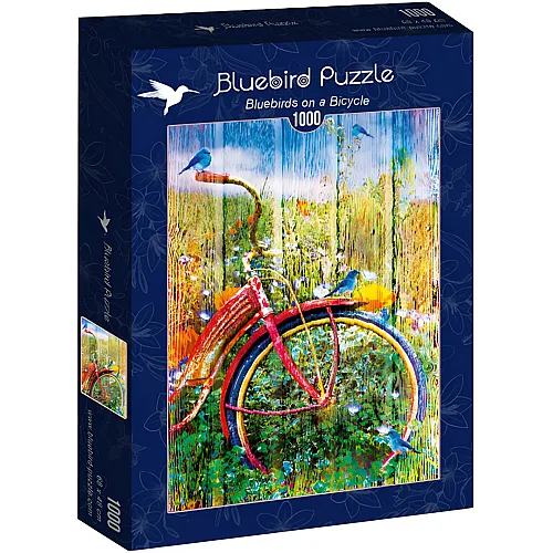 Bluebird Puzzle Bluebirds on a Bicycle - 1000 Teile