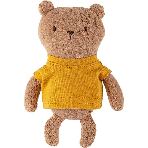 Biberb�r mit gelbem Pulli - 16 cm