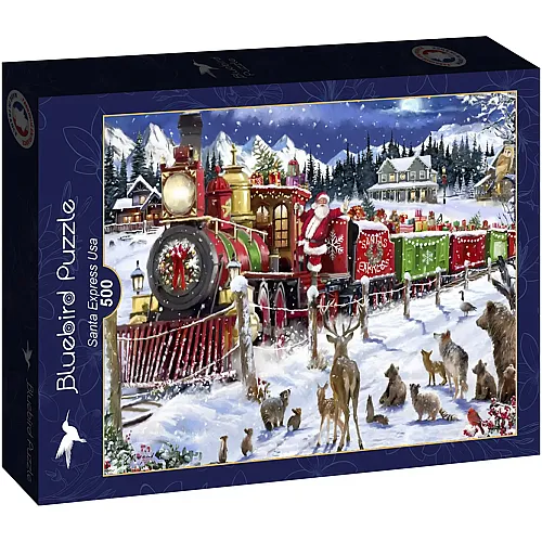 Bluebird Puzzle Santa Express USA (500Teile)