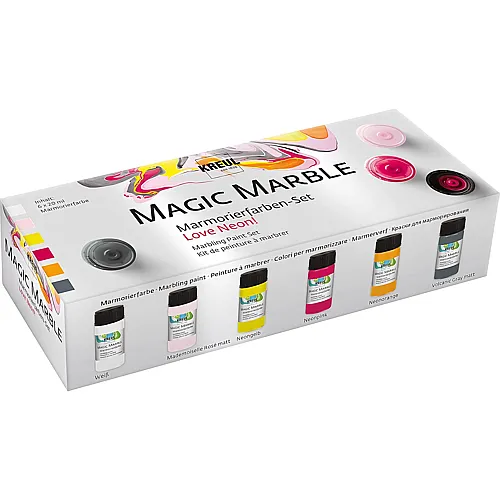 Kreul Marmorierfarben Set Love Neon