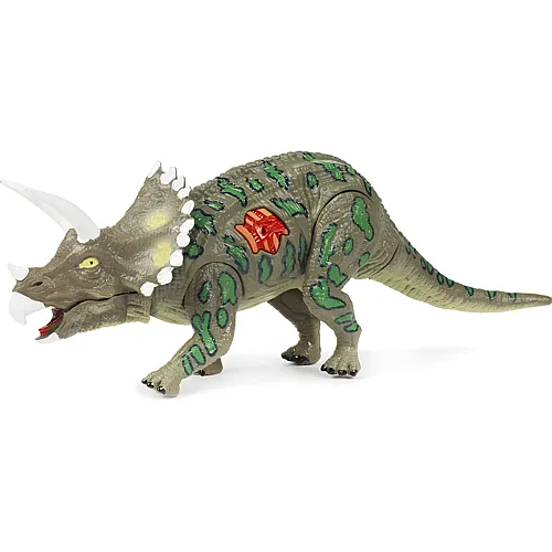 Toi-Toys World of Dinosaurs Triceratops, beweglicher Dino mit Sound