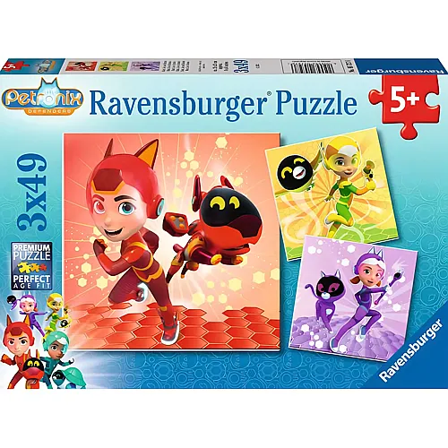 Ravensburger Puzzle Matt, Jia und Emma (3x49)