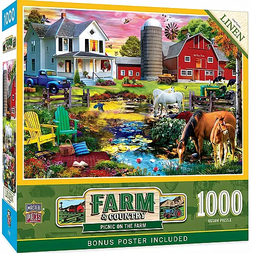 Picknick auf dem Bauernhof 1000Teile