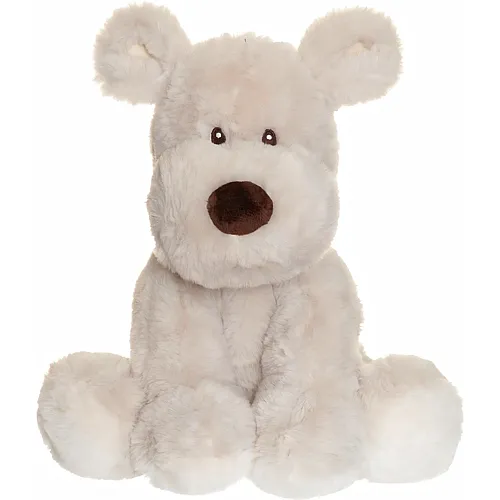 Teddykompaniet Hund Mocca Grau - 34 cm