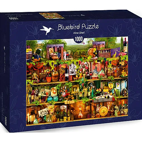 Bluebird Puzzle Weinregal - 1000 Teile