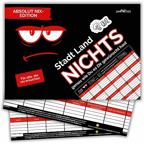 Stadt Land Nichts by snaPmee