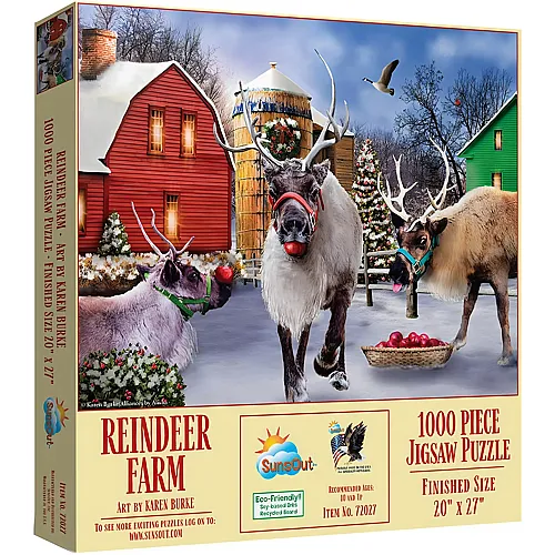 Reindeer Farm 1000Teile