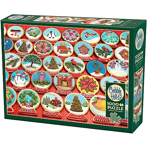 Cobble Hill Puzzle Schneekugel-Kekse (1000Teile)