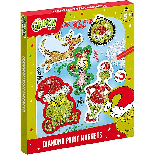 Totum The Grinch Diamantmalerei-Magnete