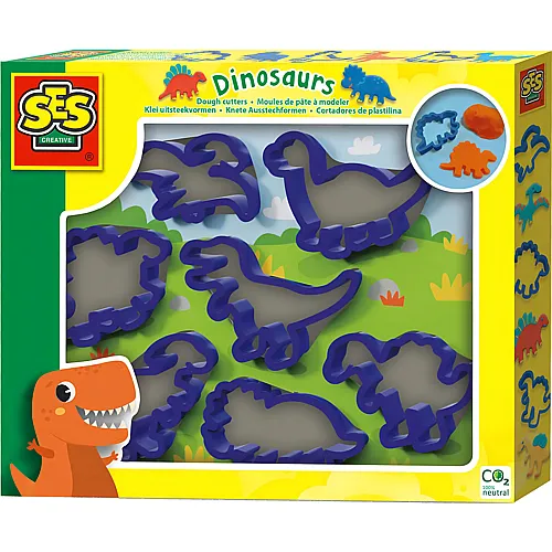 Knete-Ausstechformen Dinos