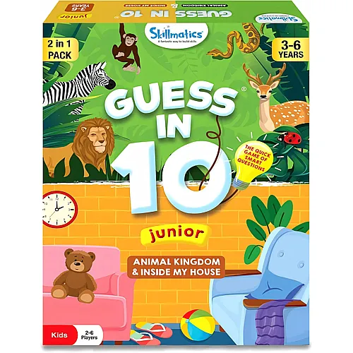 Skillmatics Guess in 10 Junior Animals & Inside My House - Englisch