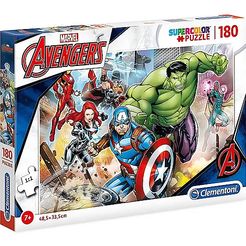 Clementoni Puzzle Supercolor Avengers (180Teile)