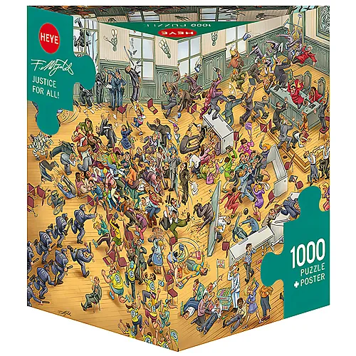 HEYE Puzzle Triangular Justice For All! (1000Teile)