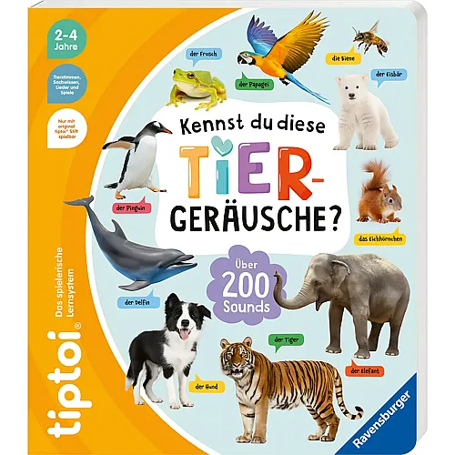 Ravensburger tiptoi Kennst du diese Tierger�usche?