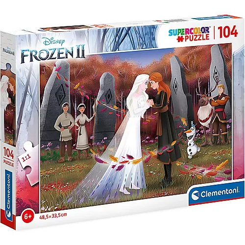 Clementoni Puzzle Supercolor Disney Frozen 2 (104Teile)