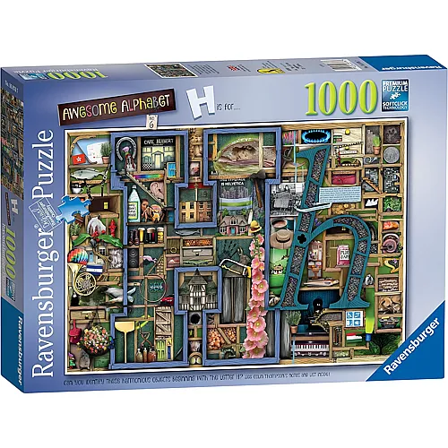 Ravensburger Puzzle Colin Thompson � Awesome Alphabet H - 1000 Teile