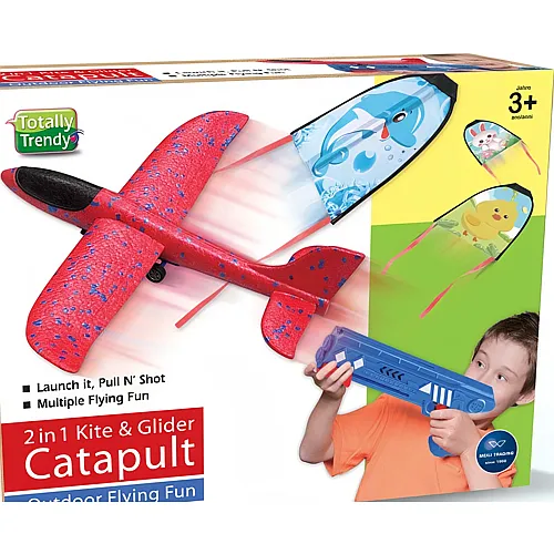 Totally Tech Trendy 2 in 1 Kite & Glider Cataplut
