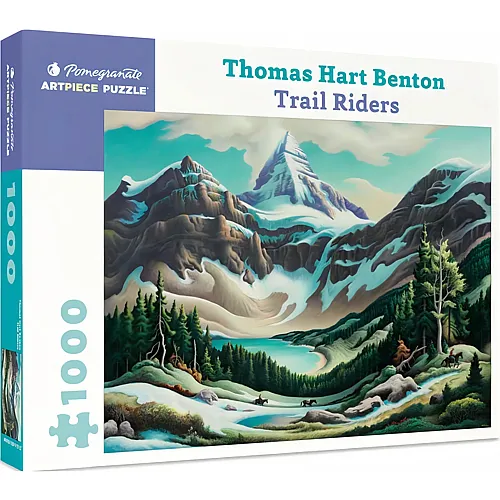 Pomegranate Puzzle Thomas Hart Benton - Trail Riders, 1964/1965 - 1000 Teile