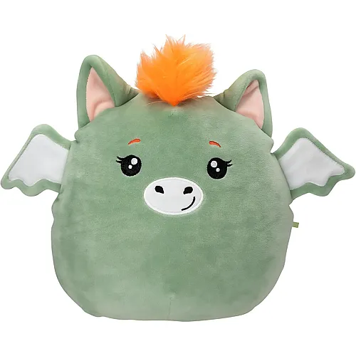 Drache mit Leuchteffekt Dunkelgr�n 20cm