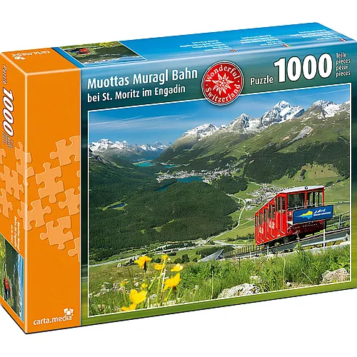 Muottas Muragl Bahn bei St.Moritz 1000Teile