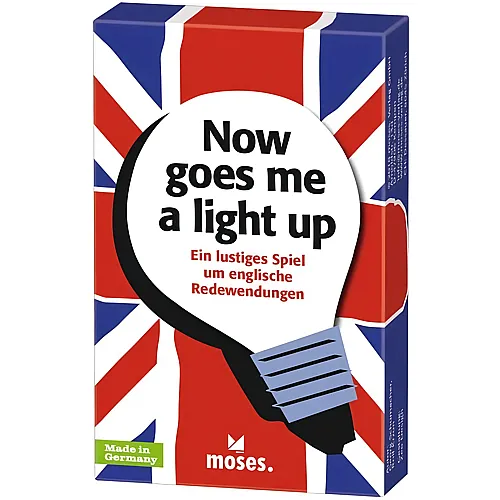 Moses Now goes me a light up | Lustiges Spiel um englische Redewendungen