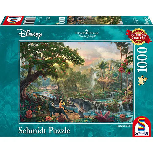 Schmidt Puzzle Thomas Kinkade Dschungelbuch (1000Teile)