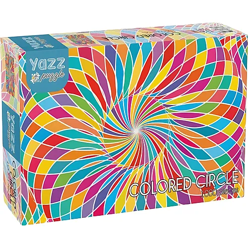 Yazz Puzzle Colored Circle (1000Teile)