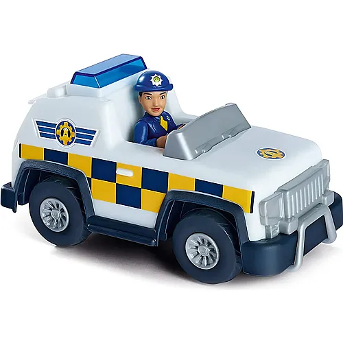 Polizeiauto 4x4 mit Rose