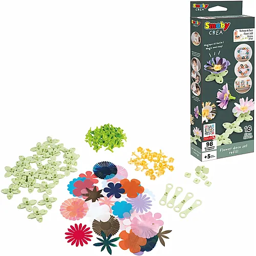 Nachf�ll-Set f�r Crea Kreativset Flower Deko 98Teile