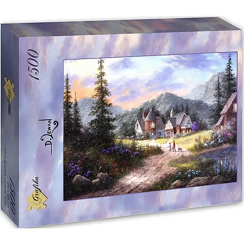 Grafika Puzzle Dennis Lewan Hills Of Bavaria - 1500 Teile