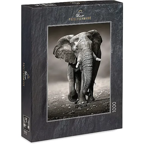 Ulmer Puzzleschmiede Der Wanderer - Elefant - 1000 Teile