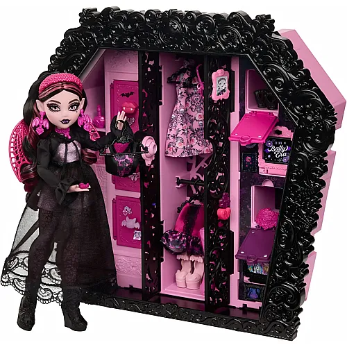 Mattel Monster High Skulltimate Secrets Spielset mit Draculaura-Puppe