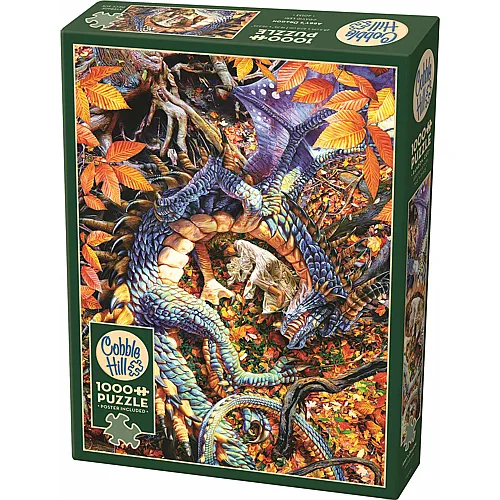 Saphirdrache 1000Teile