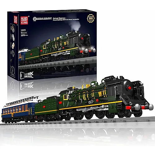Ferngesteuerte Orient Express Dampflokomotive