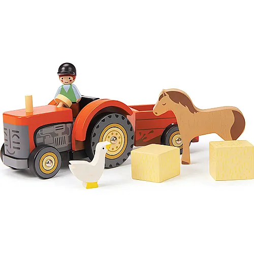 Tender Leaf Toys Kleinkind Traktor